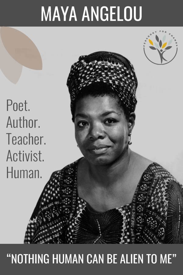 Maya Angelou portrait American poet and author of Still I Rise