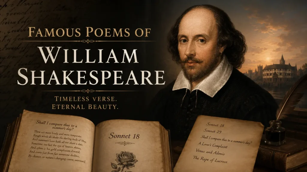 William Shakespeare poems and sonnets collection