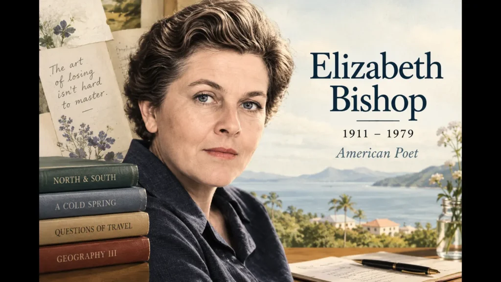 Elizabeth Bishop American poet biography portrait, 1911–1979
